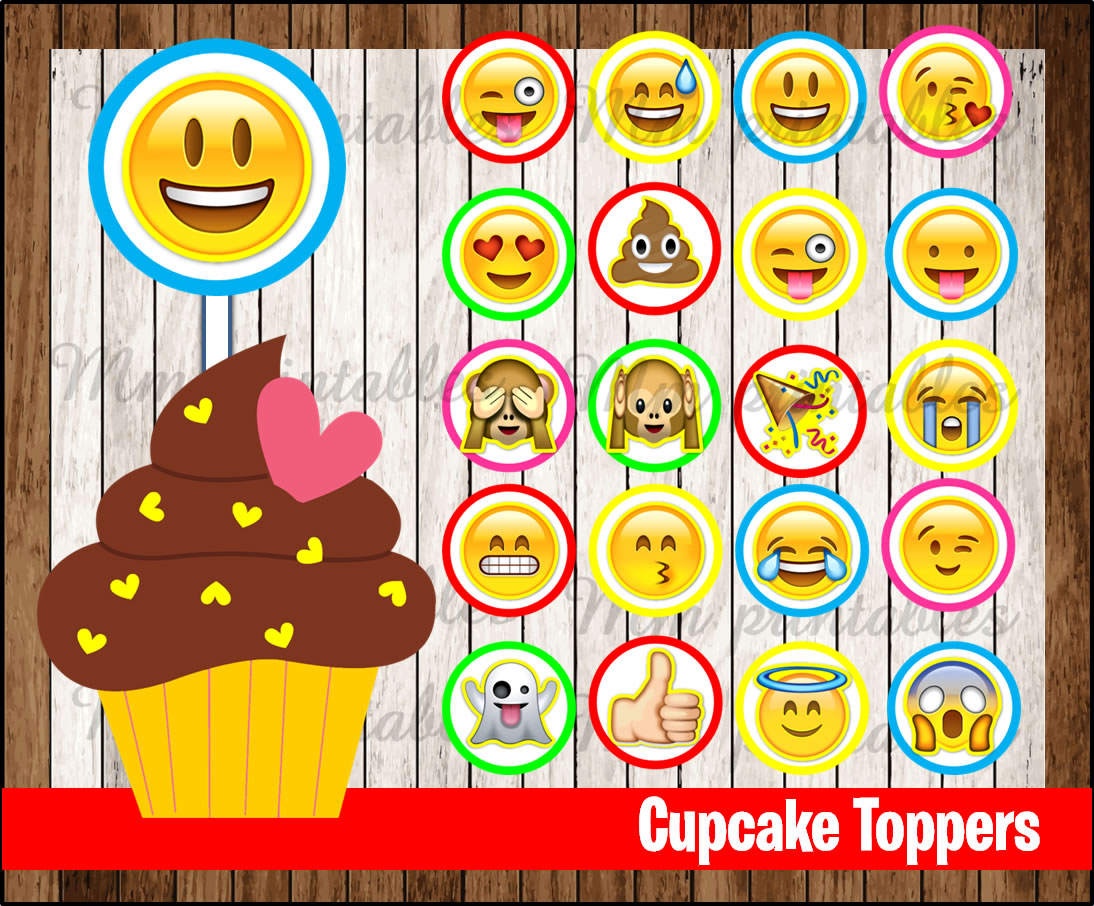 80-off-sale-emoji-party-cupcakes-toppers-instant-download-printable