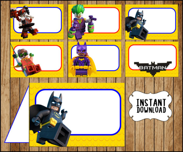 Printable Lego Batman Food Labels Instant Download Lego Batman Movie printable-lego-batman-food-labels-instant-download-lego-batman-movie