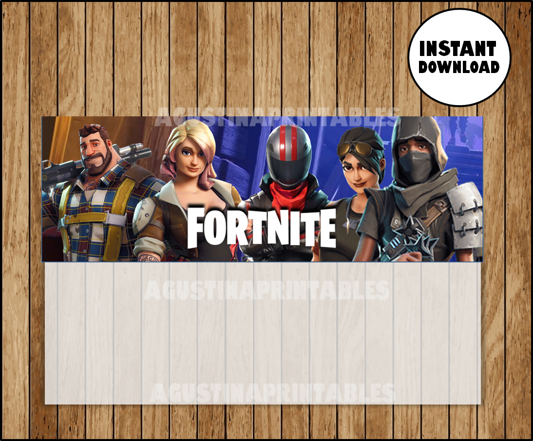 Fortnite Bags, Printable Fortnite Bags toppers, Fortnite party treat ...