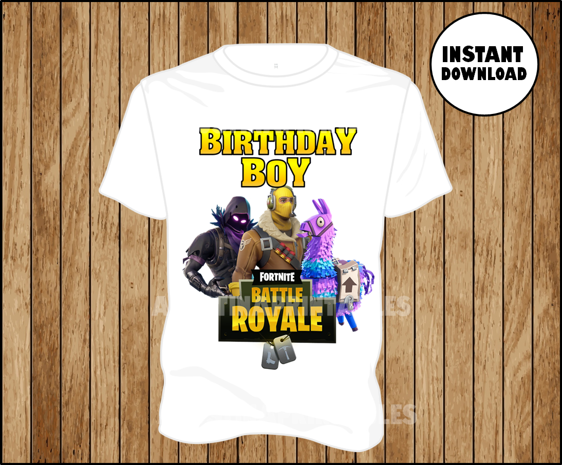 Download Fortnite Birthday Boy Iron On Fortnite Birthday Iron On Transfer Fortnite Birthday Shirt Instant Download Printable