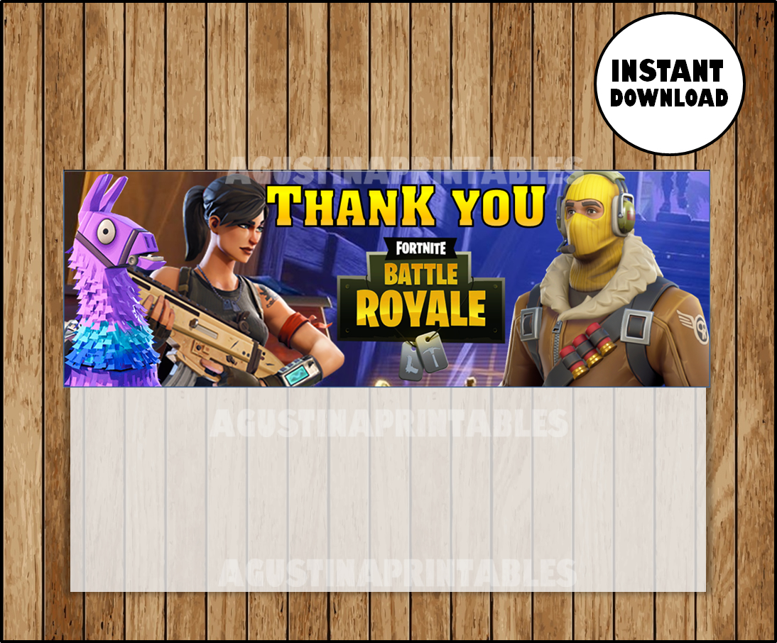 Fortnite Bags, Printable Fortnite Bags toppers, Fortnite party treat ...