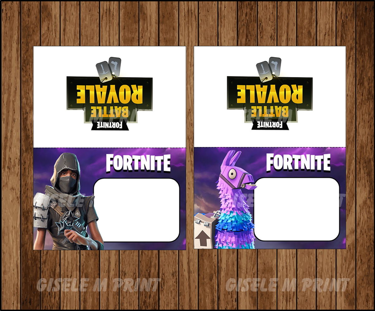 This Is A Fortnite Themed Printable Label For Miniature Pringles Cans A65