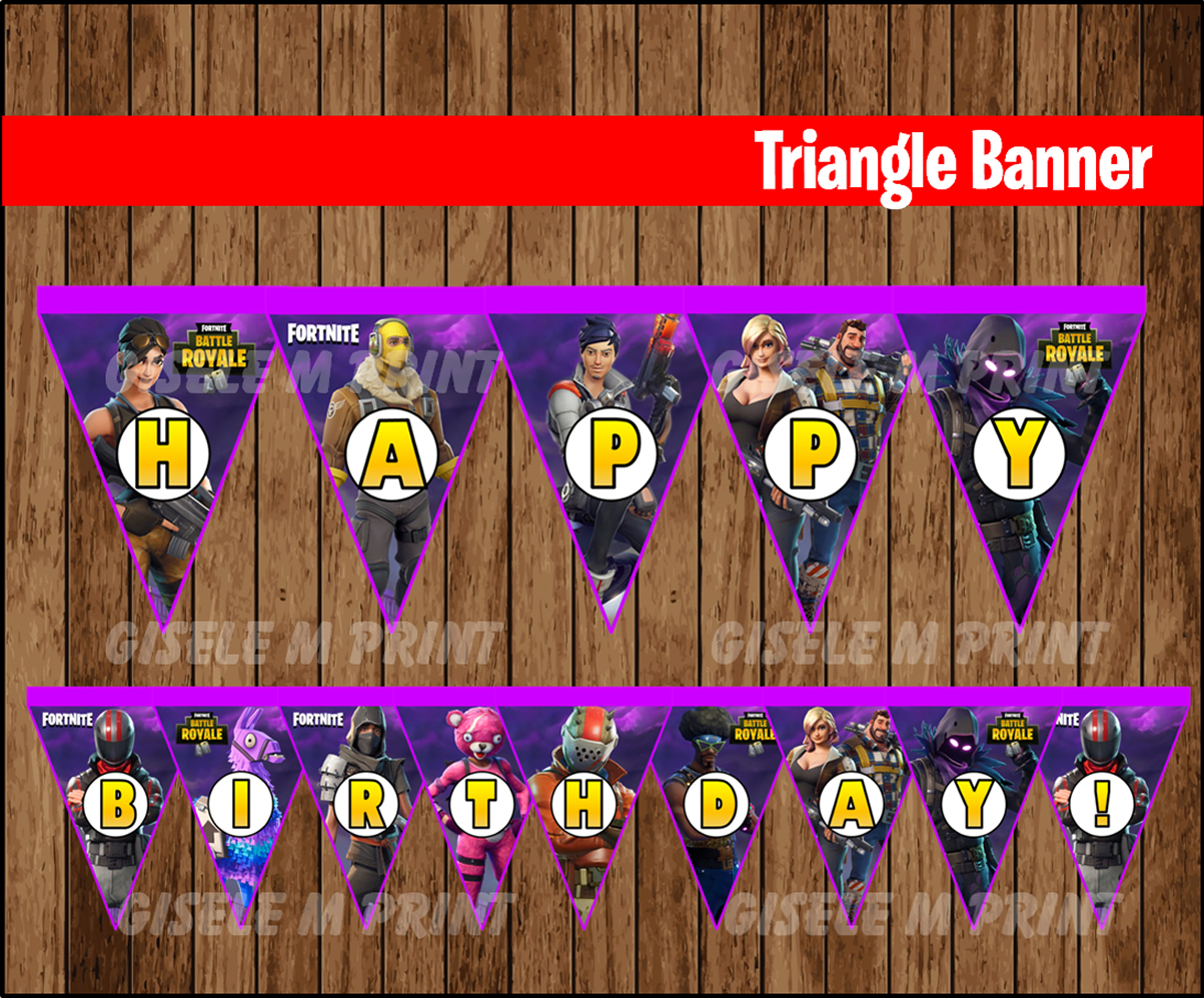 fortnite-banner-printable-fortnite-triangle-banner-fortnite-birthday