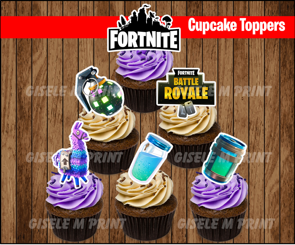 fortnite-birthday-fortnite-cupcake-toppers-fortnite-party-cupcake-toppers-boogie-bomb-llama