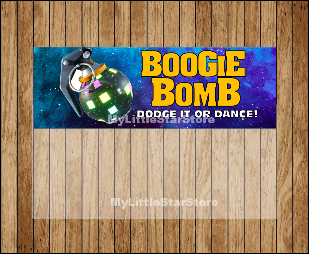 Fortnite birthday, fortnite favors, BOOGIE BOMB, printable ... - 1047 x 860 jpeg 924kB